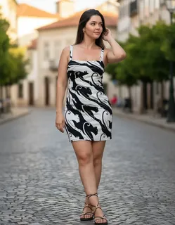 vestido preto e branco farm looks