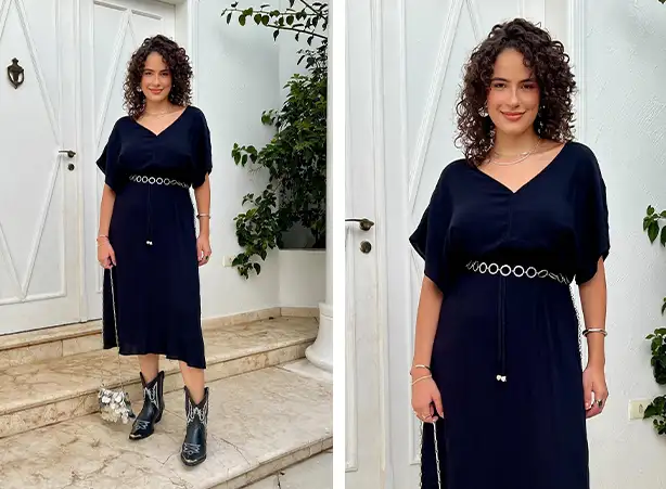 vestido preto plus size de viscolycra
