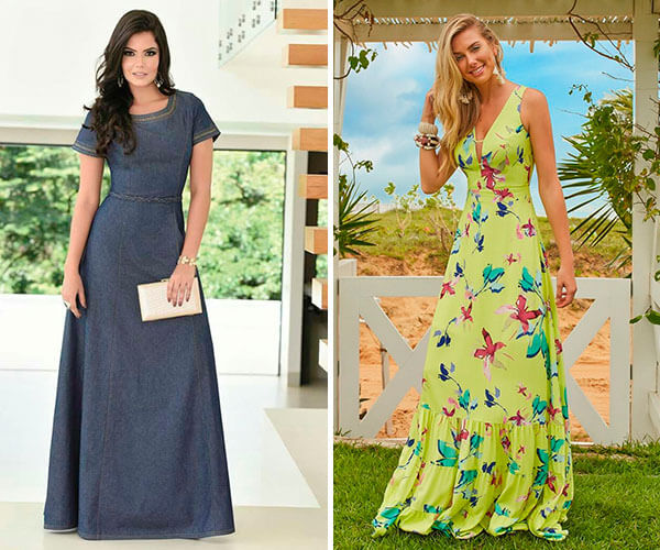 Guia Completo: Como Escolher o Tecido Ideal para Vestidos Longos Soltos