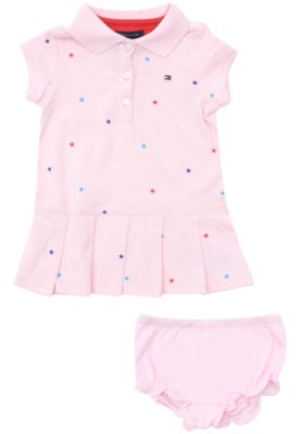 Vestido infantil Tommy Hilfiger listrado