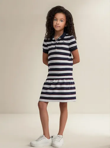 Vestido infantil Tommy Hilfiger polo