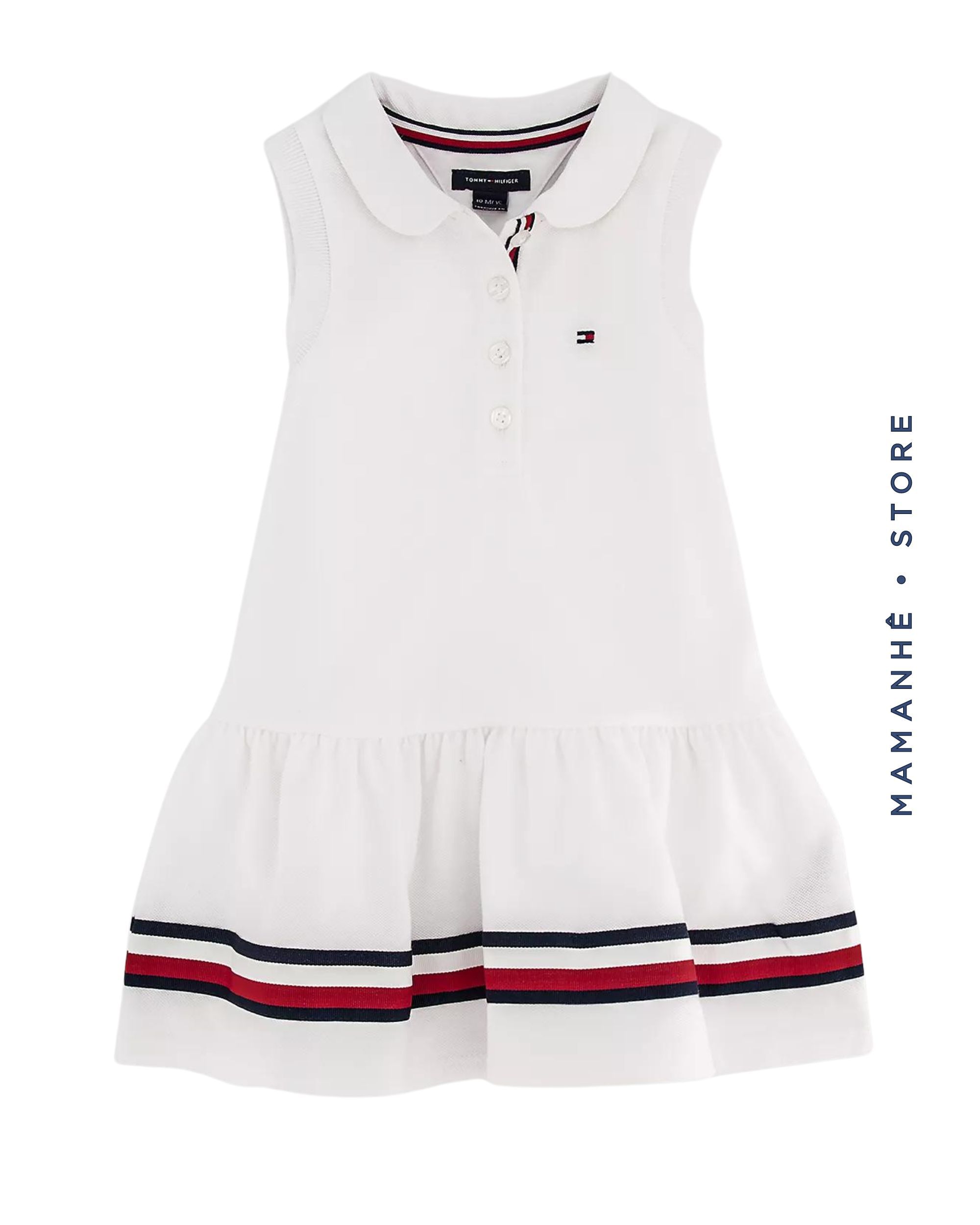 Vestido infantil Tommy Hilfiger listrado