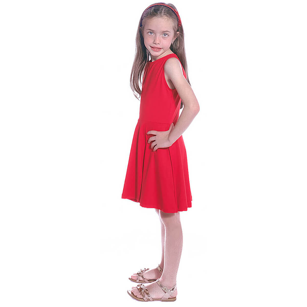 acessórios para vestido vermelho infantil