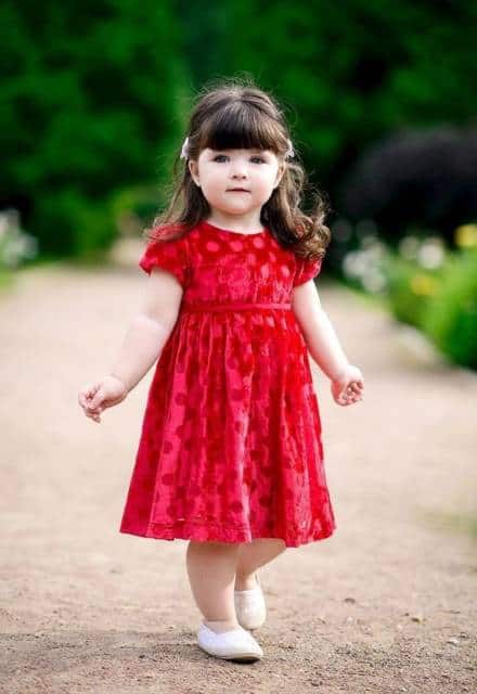 vestido vermelho infantil luxo