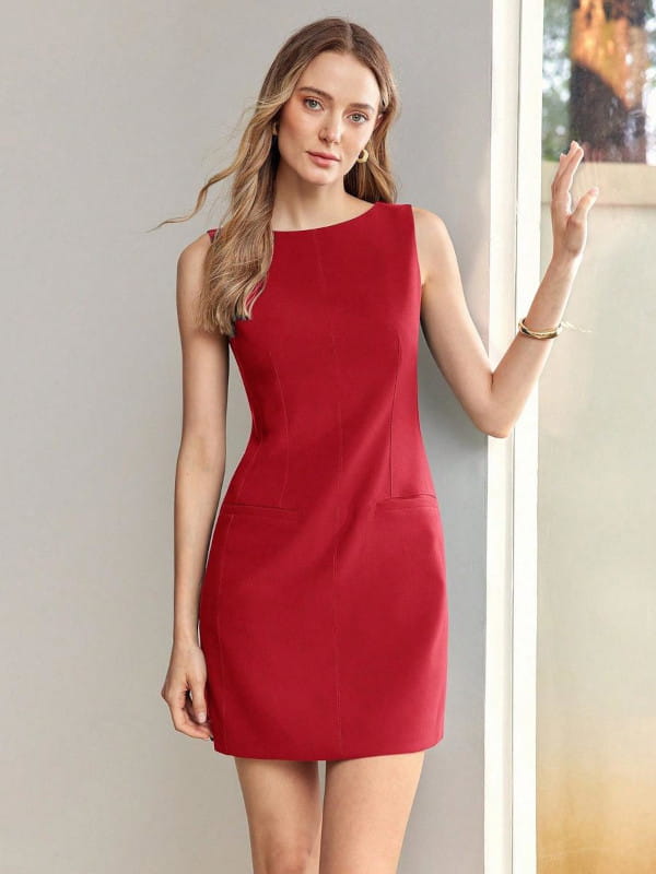 vestido vermelho natal
