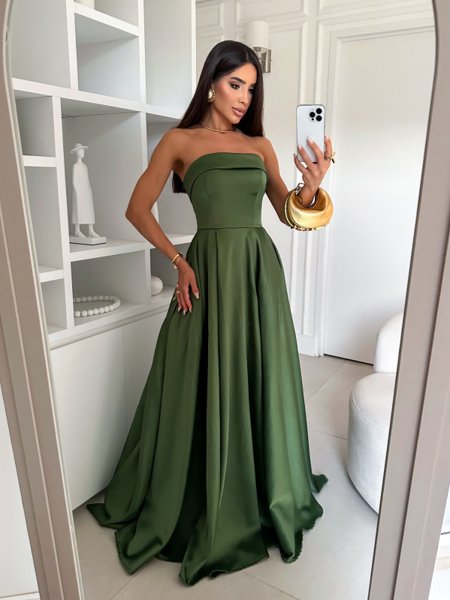 Vestido zibeline rosa canela