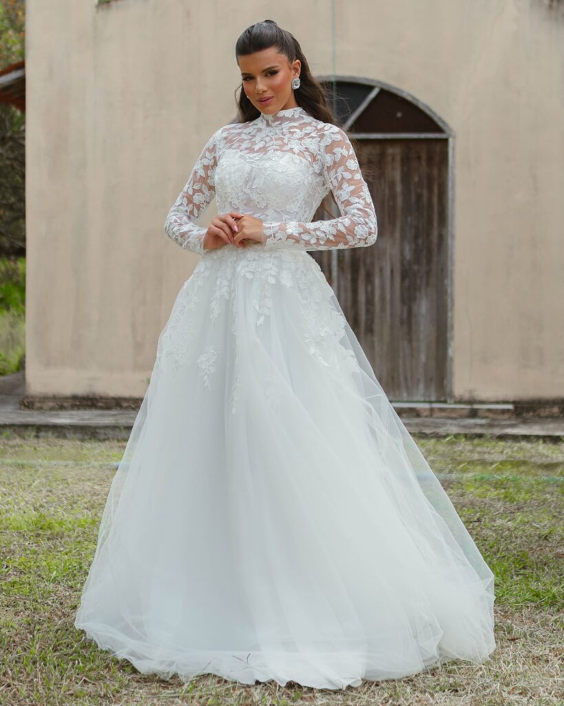 Vestidos de noiva princesa 2 em 1
