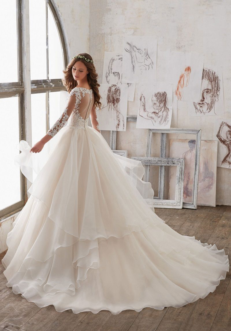 Vestidos de noiva princesa para casamentos noturnos