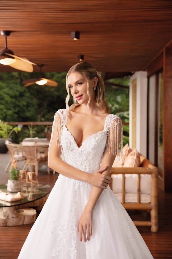 Vestidos de noiva princesa modernos