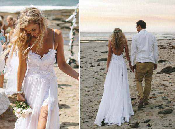 Tendências de acessórios e calçados para noivas e convidadas na praia