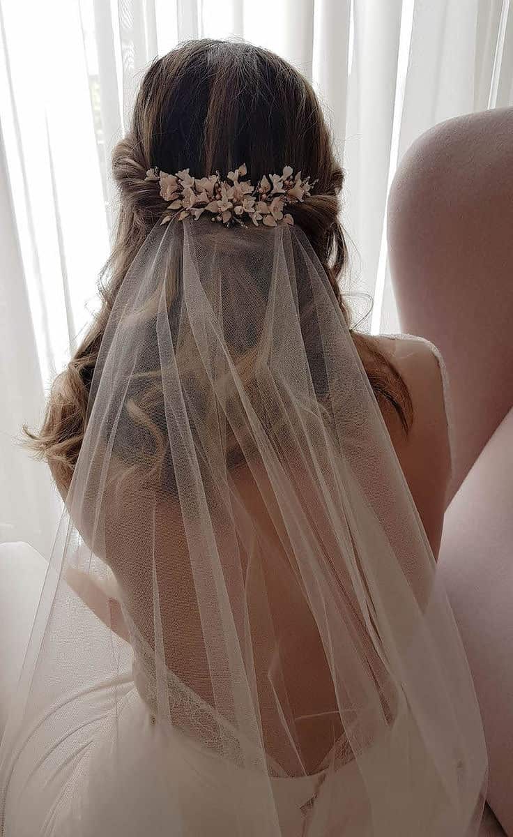 veu de noiva cabelo preso
