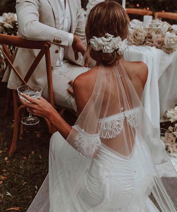 veu de noiva cabelo preso