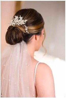 veu de noiva cabelo preso