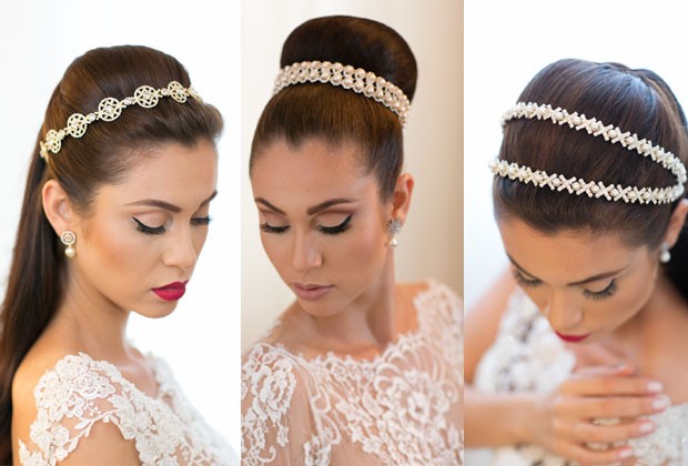 veu de noiva cabelo preso