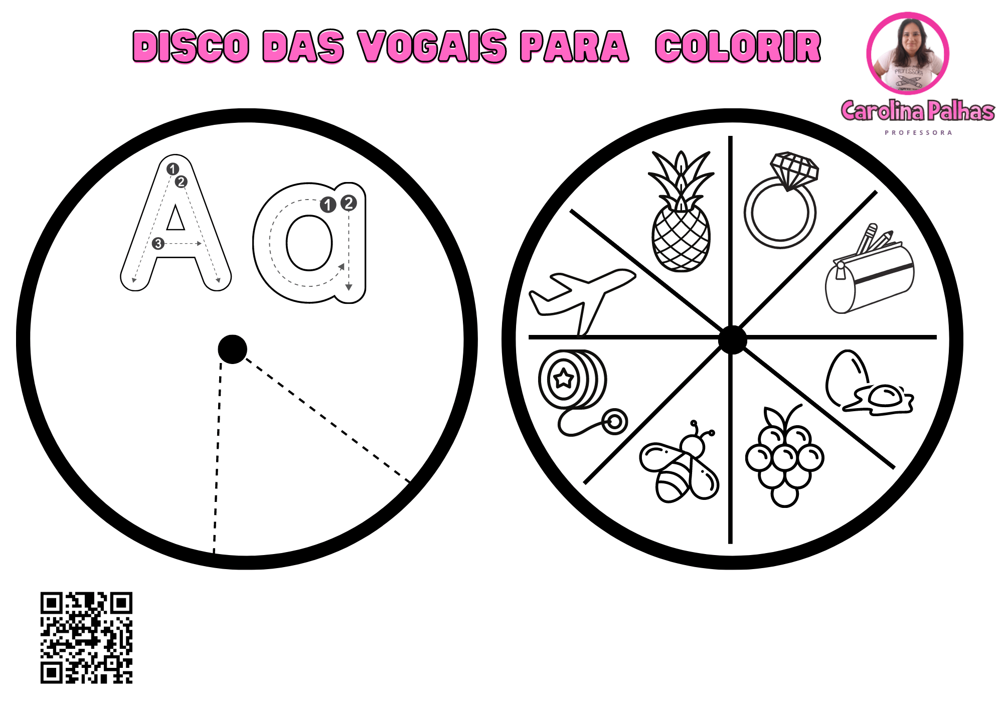 atividade vogal a cursiva com tracejado