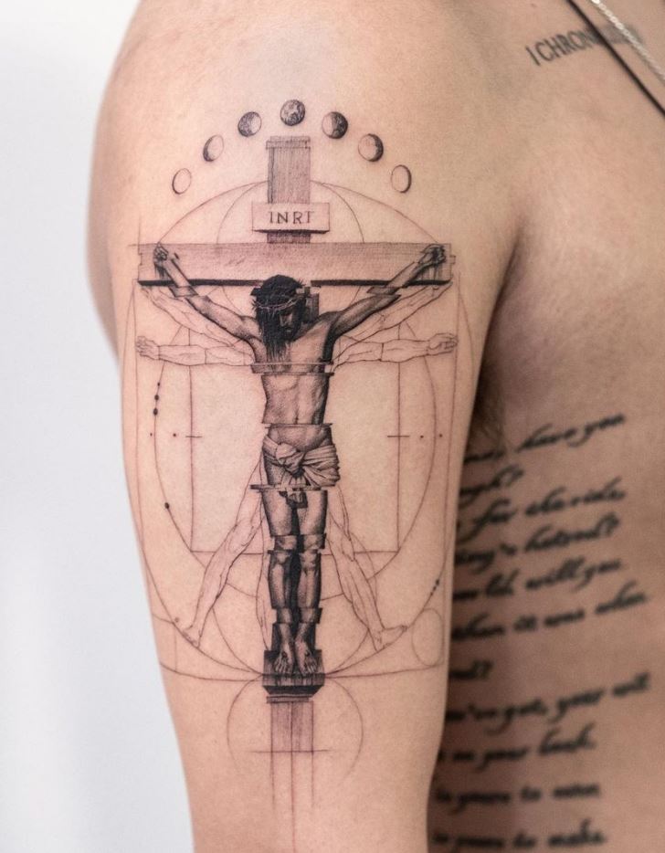 yeshua tatuagem delicada