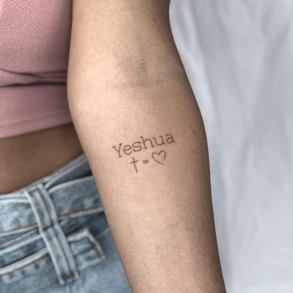 yeshua tatuagem pulso