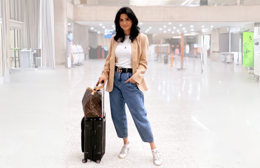 calça de veludo com elástico