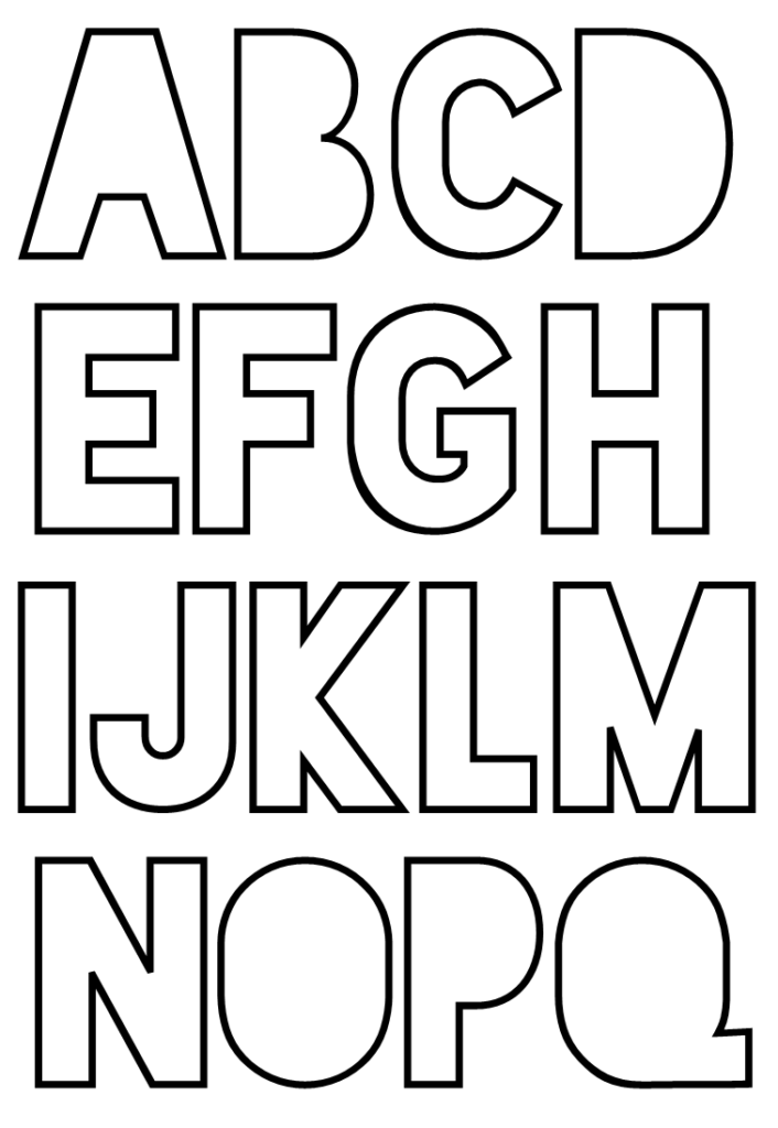 alfabeto para decoração