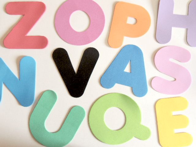 moldes de letras grandes
