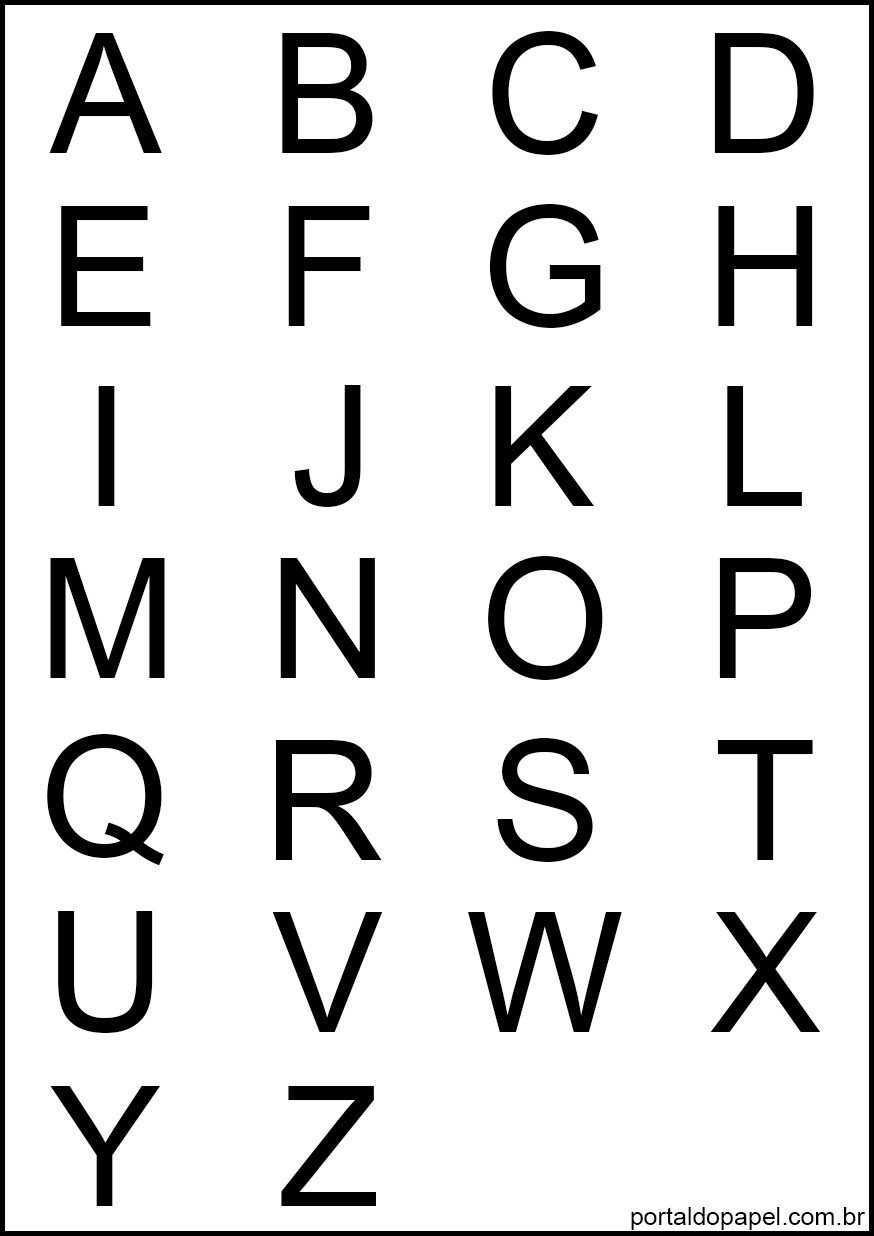 letras em EVA