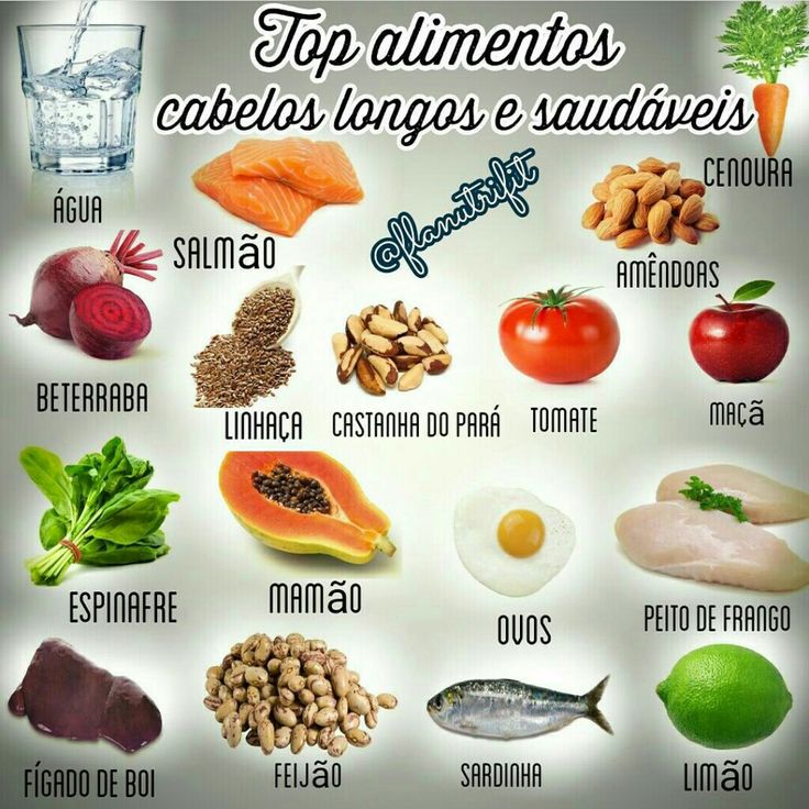 o que comer para ter cabelo longo