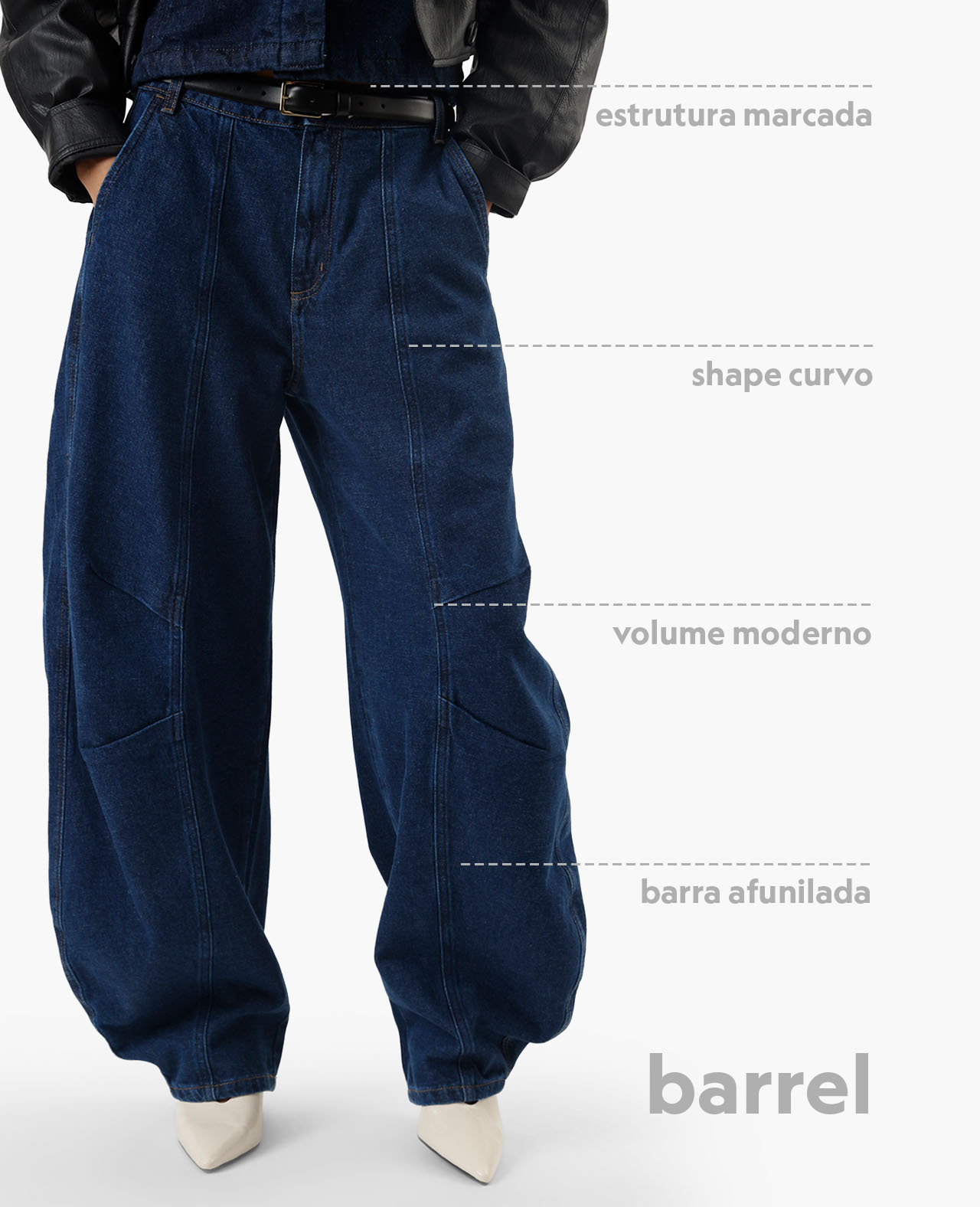 calça que não é jeans