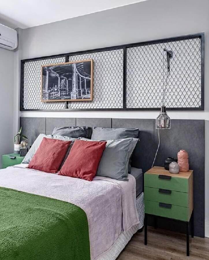 decorar cabeceira casal simples