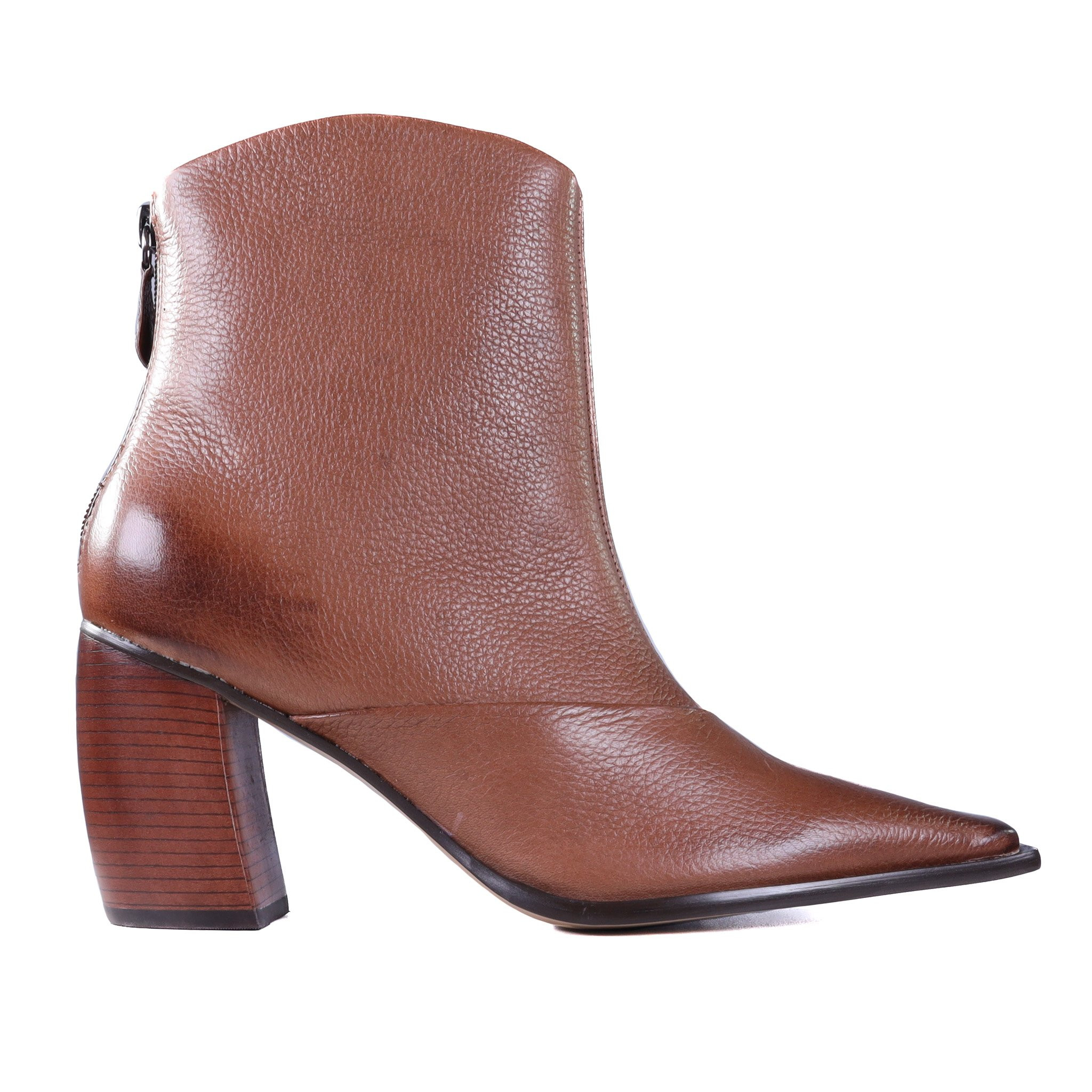bota feminina couro capodarte