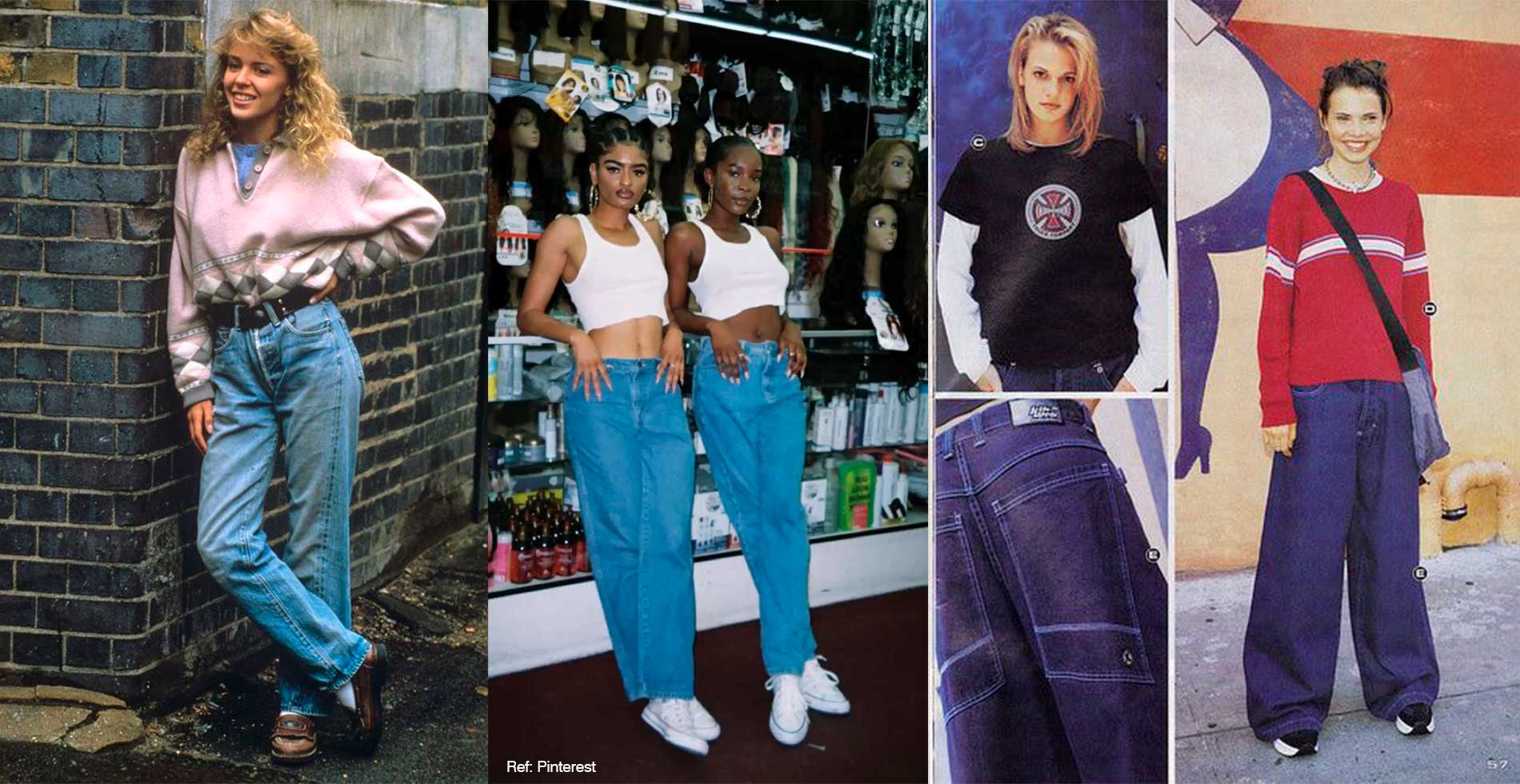 roupas anos 90 femininas