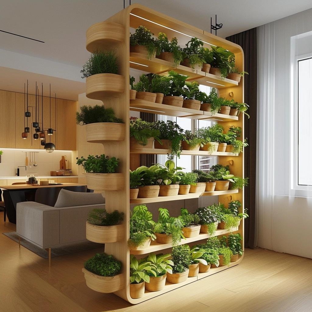 horta vertical em varanda