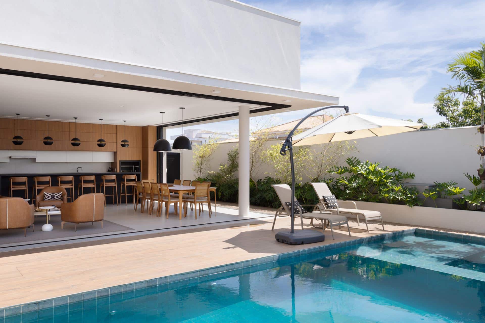 projeto área gourmet piscina