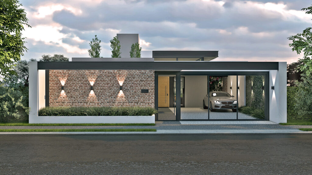 varanda gourmet integrada à garagem