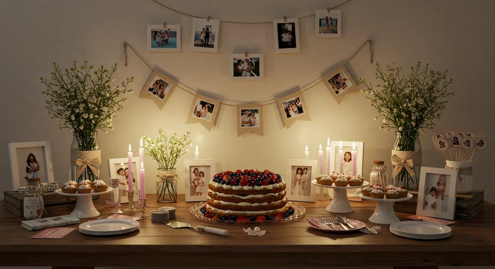 flores para arranjos de mesa de aniversário