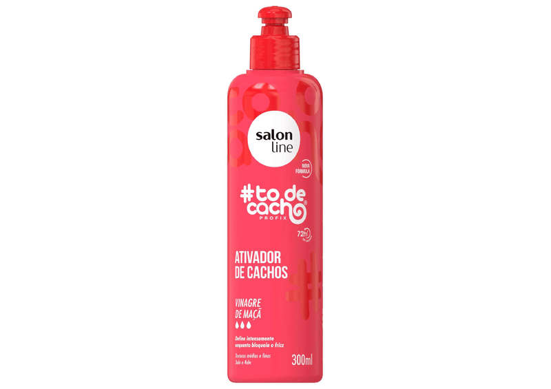 ativador de cachos salon line vinagre de maçã preço