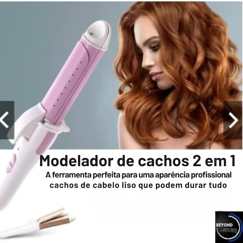prancha modeladora de cachos