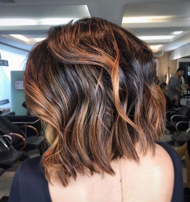 balayage cabelo curto 2026