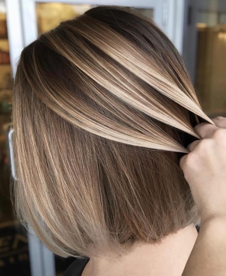 balayage cabelo curto 2026
