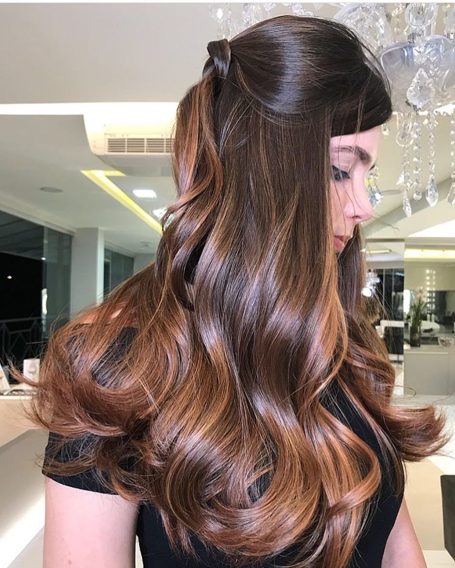 cabelo mel tabaco