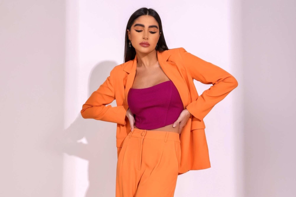blazer colorido plus size