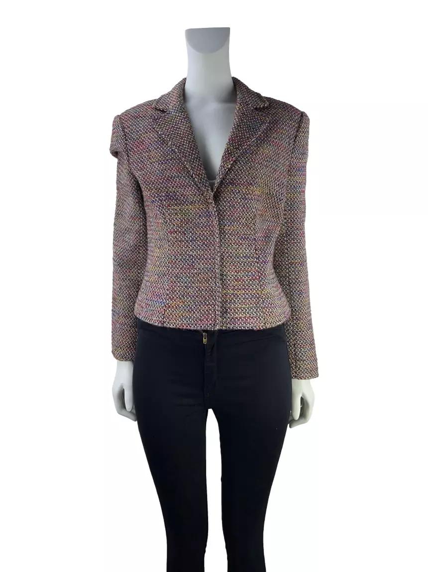 blazer colorido casual