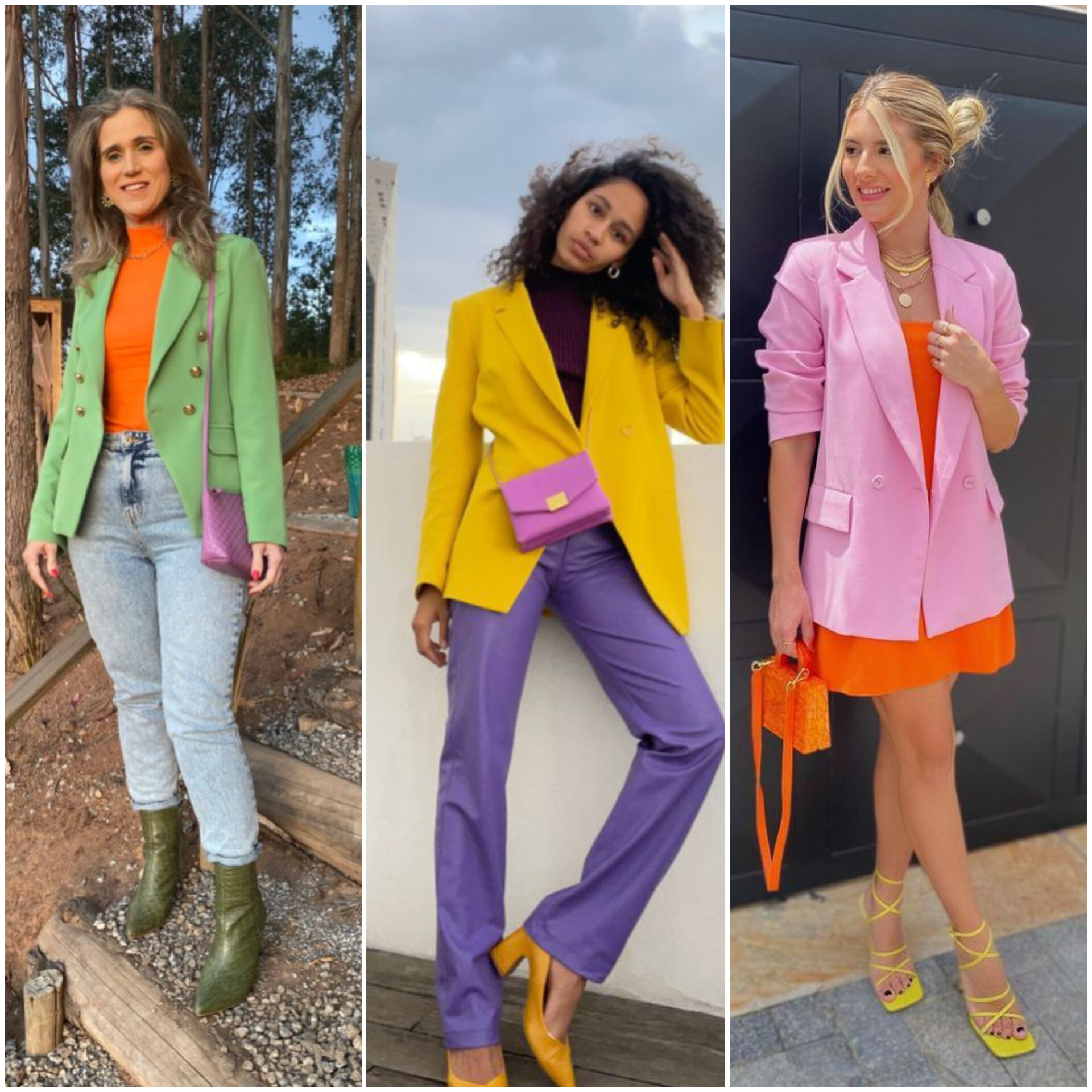 onde comprar blazer colorido feminino