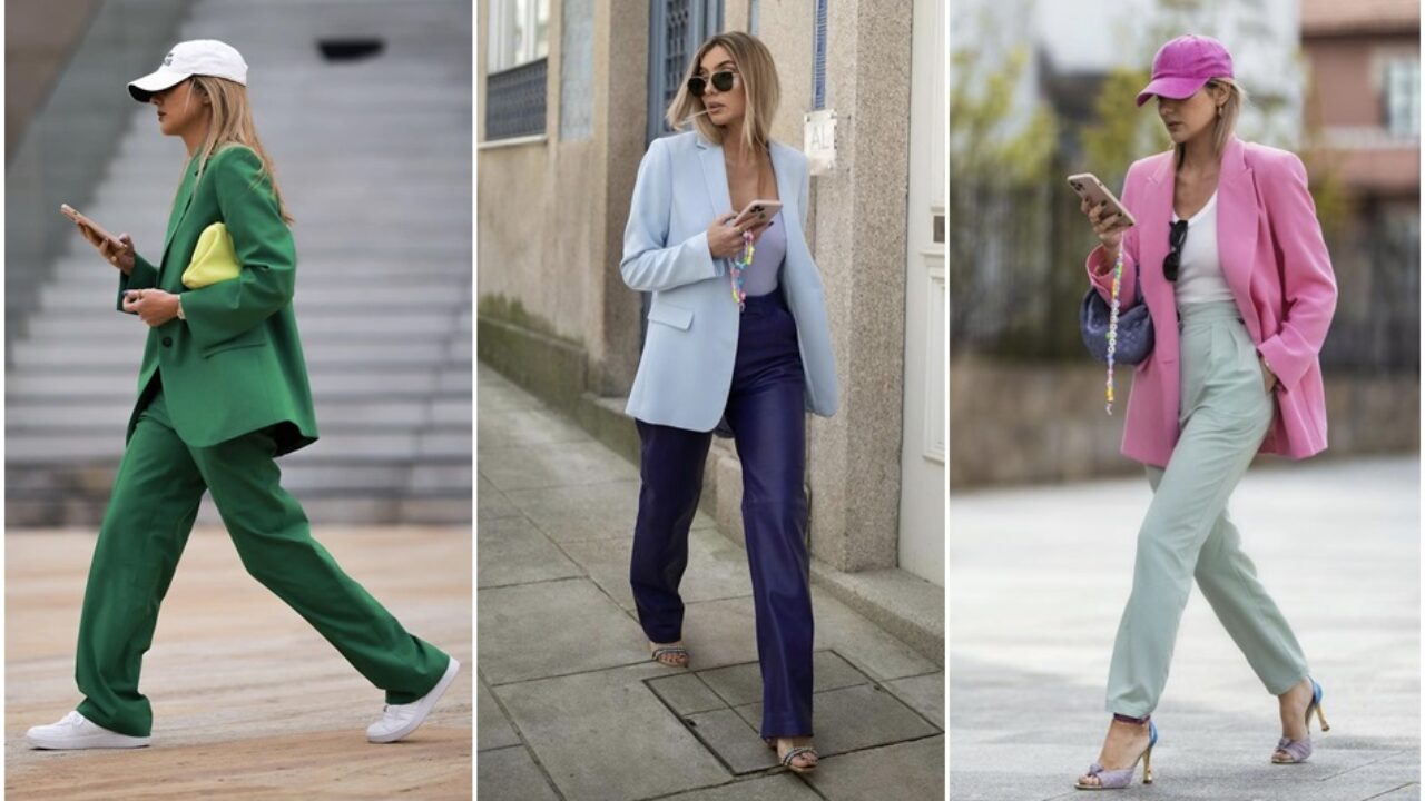 como usar blazer colorido