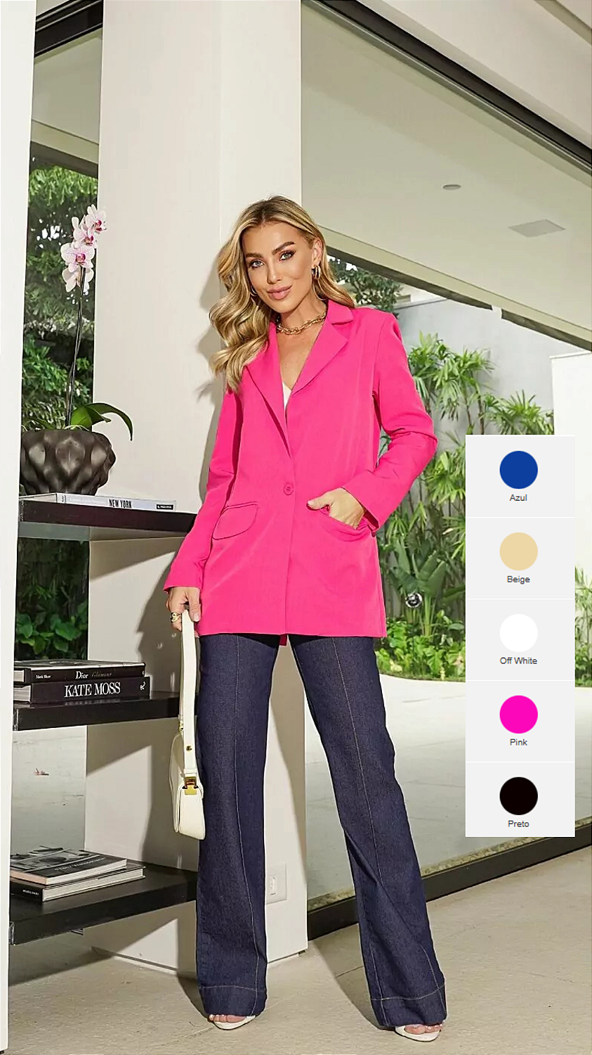 onde comprar blazer colorido feminino