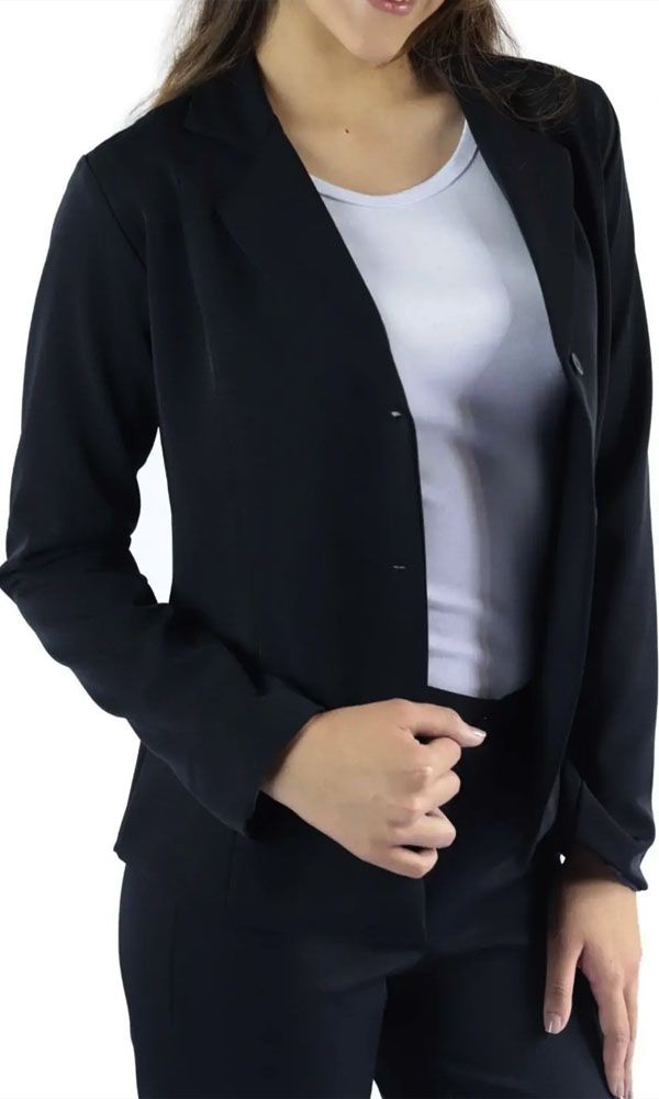 blazer feminino chumbo trabalho
