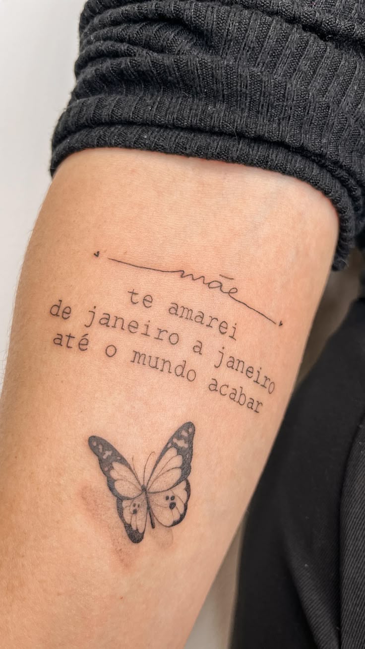 tatuagem com palavra em inglês