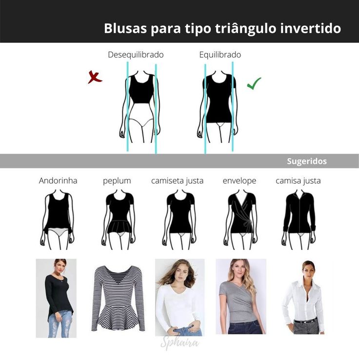cropped para corpo triângulo