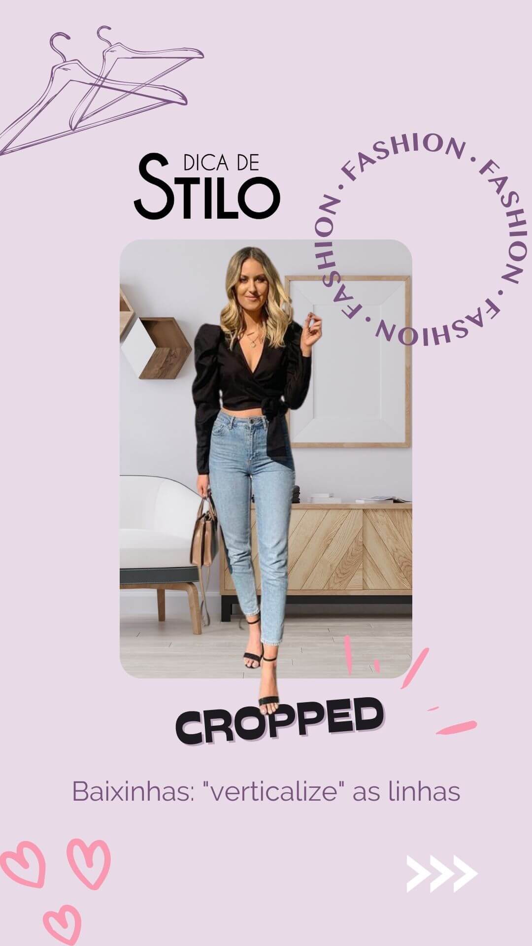 estilo com blusa cropped