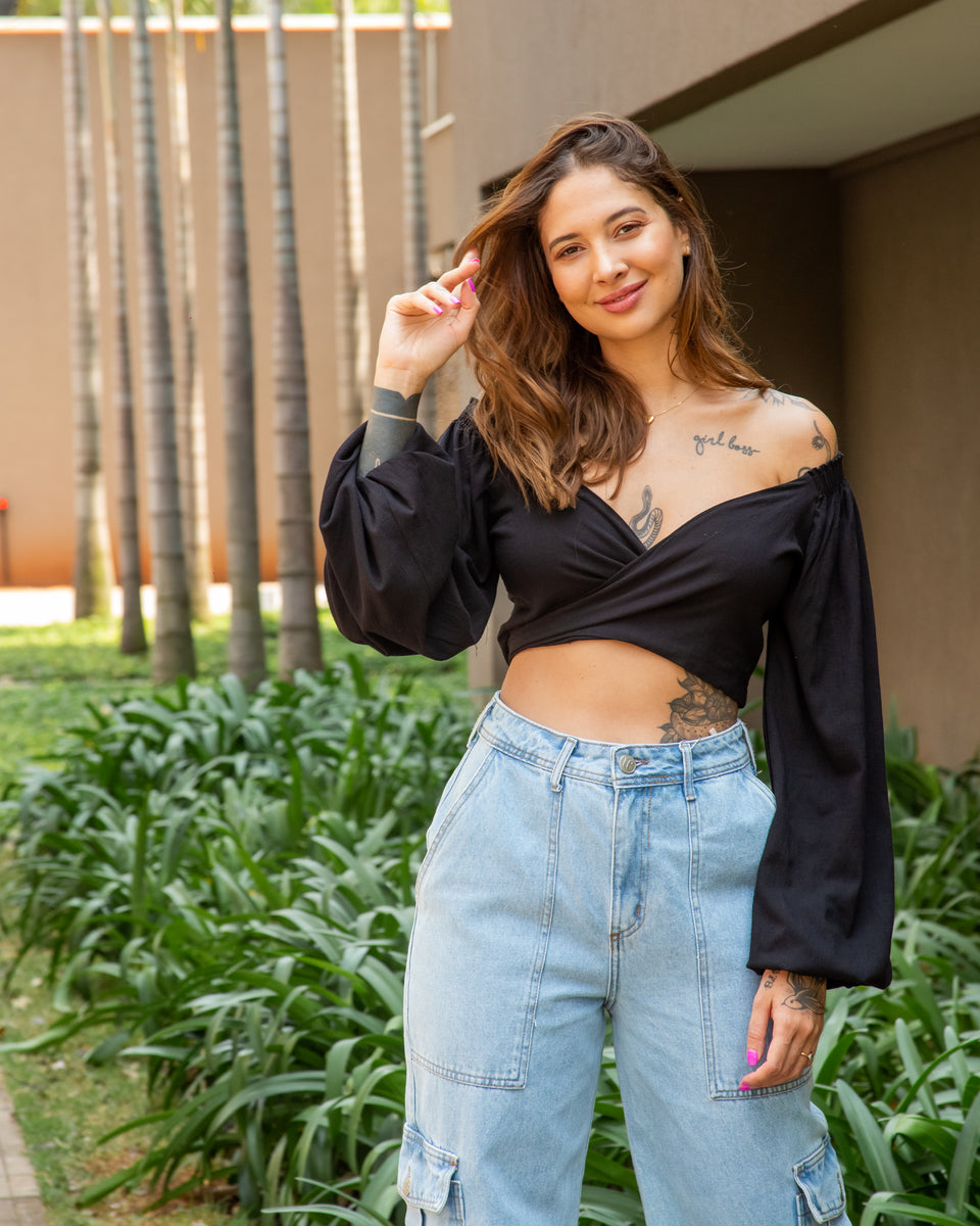 acertar no look com cropped