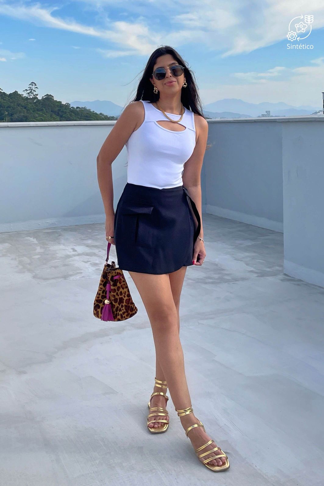cores que combinam com short preto